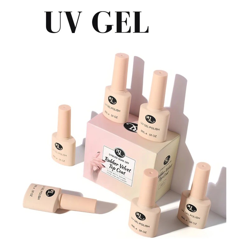 Top Mate Terciopelo Gel Uv/led Para Uñas Acrílicas