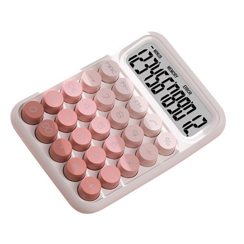 Large Button Calculator with 12 Digits Clear Display Screen Calculator