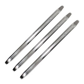 PreAsion 3-Piece 18-Inch Tire Iron Spoon Set - Heavy-Duty Steel Tire Pry Bar Kit with Zinc Coating, Bead Lifting Tool for Motorcycle, Car, and Vehicle Tire Maintenance
