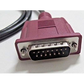 Xpertx Solutions OBDII OBD2 Cable with 15-pin Male Connector Compatible with JPRO DLA+ & DLA+ PLC for 2013 and Newer for Mack and Volvo OBDII Engine ECU Adapter Cable Aftermarket Replacement