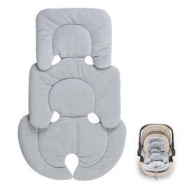Eiszhjk Infant Car Seat Insert Compatible with Uppababy, Carseat Insert Support for Infant, Soft Head and Body Support, Reversible Design Cushion Pad, Non-Slip, for Car Seats, Swing and Strollers
