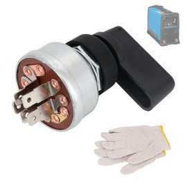 Dokili Starter Ignition Switch 5 Terminal 4 Position Includes Handle & Dust Grommet System Compatible with Miller Welder 176606 207110 217680 207073
