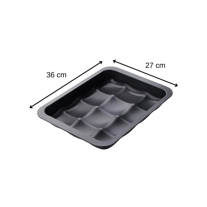 Zenker Bun Pan Black Metallic, High Quality Steam Noodle Mould
