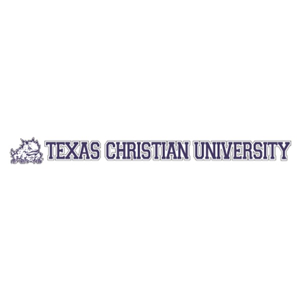 Texas Christian (TCU) Decal (TCU Texas Christian UNIV DEC (19''), 19 in)