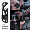 MDT001 Multitool 15 In 1 Tiny Pocket Camping Gear Multifunction