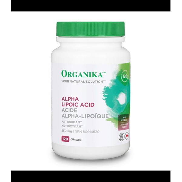 Organika Alpha Lipoic Acid (High Potency) 120 Capsules