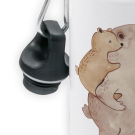 Mr. & Mrs. Panda Children's Drinking Bottle Dad Bear - Gift, Dad, Mum, Birthday, Dad, Brother, Father's Day, Kids, Prototype, Nursery Bottle