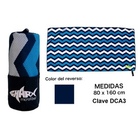 SHARX Toalla Deportiva Grande de Microfibra | Absorbente y fácil de Lavar | Ideal para Deportes y Actividades al Aire Libre | 80 x 160 cm