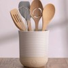Mason Cash Rustic Charm Utensil Holder Stoneware with Debossed Heart