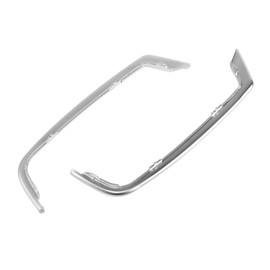 Aswalling 2Pcs Door Tweeter Slot Plug Stickers for F10 F11-5 Series 2011-2013 ABS Chrome Door Speakers Frame