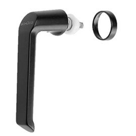 Schüco Window Handle Black RAL9005 Aluminium Window