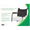 PCP Wheelchair Cushion Convoluted Foam Egg Crate, White