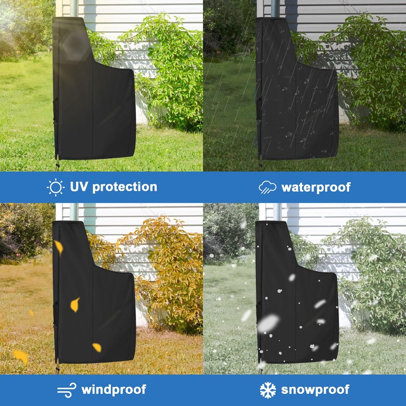 Water Softener Cover,Soft Water System Covers,Four-Season Universal Waterproof Protective Water