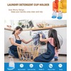 WEYICHUANG Laundry Detergent Drip Catcher, Laundry Detergent Cup Holder,Fabric Softener