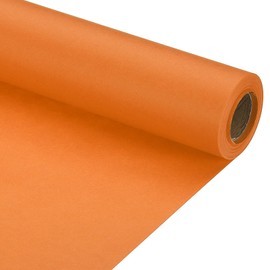 PATIKIL Wrapping Paper, 12" x 394"(33') 70 GSM Craft Paper Roll Kraft Packing Paper for Poster Bulletin Board, Gift Wrapping, Orange