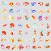 50PCS Cute Goldfish Stickers for Water Bottle,Notebook,Computer,Bumper,Bike,Guitar,Laptop,Suitcase,Cartoon Fish Waterproof Vinyl