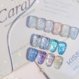 Kiss New York Carat 14 types of individual glitter gel / 키스뉴욕 캐럿 14종 단품 글리터젤