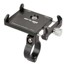 Bike Phone Mount, Adjustable Bike Handlebar Phone Holder, Aluminum Alloy Bicycle Phone Stand, Support for Cellphones Width Between 1.9-3.9 Inches, Black