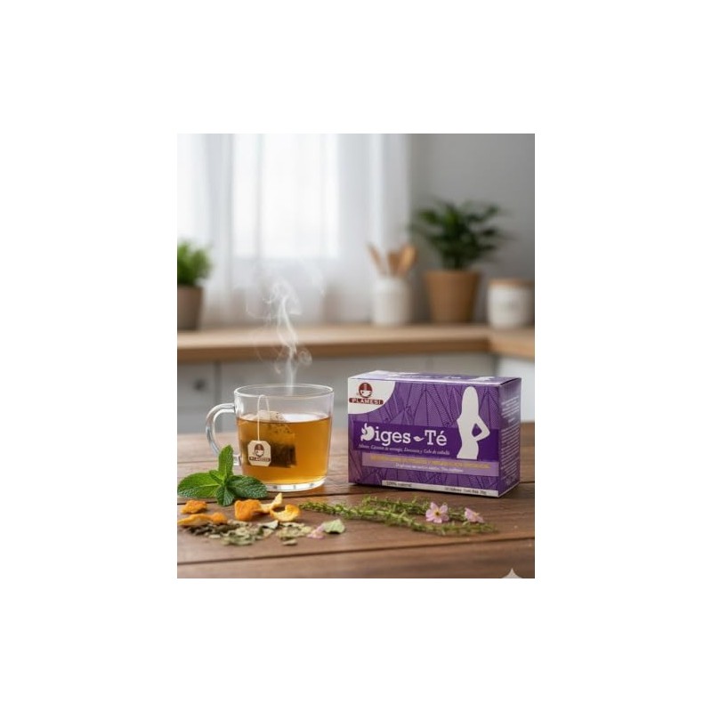 Plamesi Diges Digestivo Infusion Herbal Natural Cafeina Cajas Sobres Menta