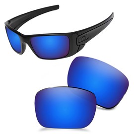 AOZAN ANSI Z87.1 Replacement Lenses Compatible with Oakley Fuel Cell OO9096 Sunglasses, AFL4EU-CBLUE, AFL4EU-CBLUE, Capri Blue Polarized
