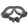Pacific Coast Airfoil Padded 'Fit Over Glasses' Riding Goggles (Black