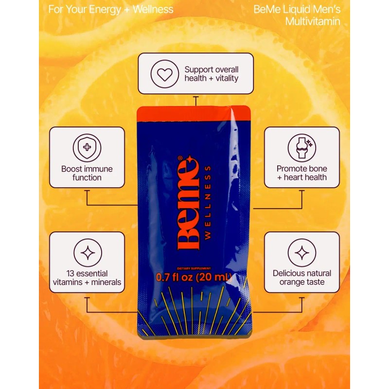 Beme Multivitaminas Líquidas Hombres 30 Sobres