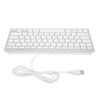 Mini Keyboard Mini Ultra Thin 78 Keys USB Wired Keyboard