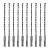 SALI 10PCS SDS Plus Rotary Hammer Drill Bit Concrete Drill