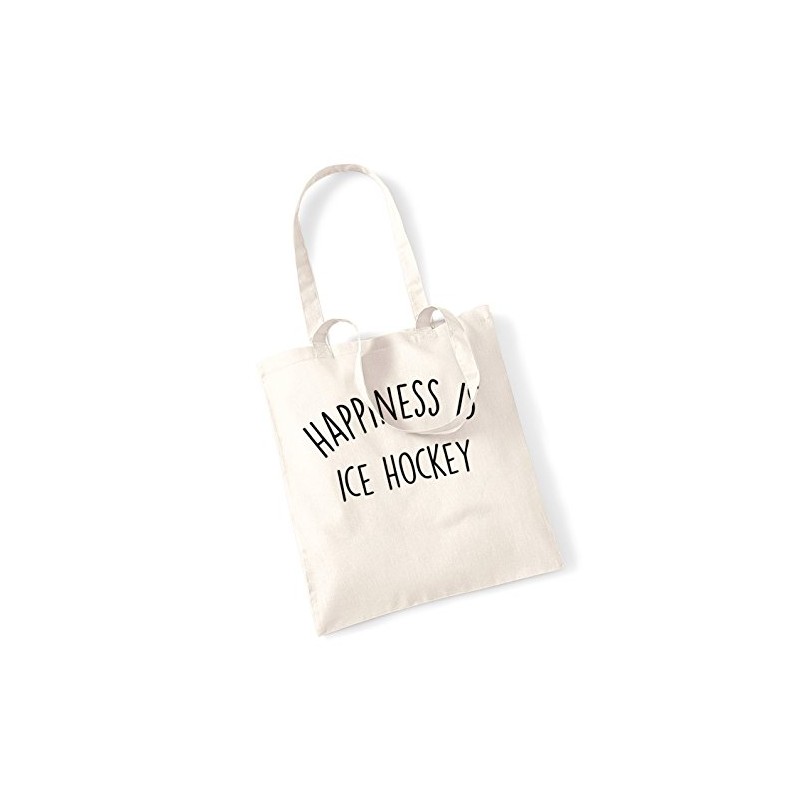 Flox Creative Happiness is ice hockey tote bag