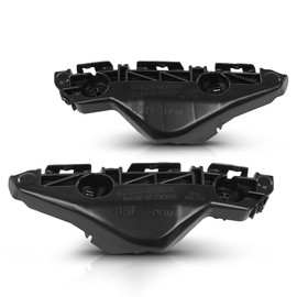 PIT66 Front Bumper Retainer Bracket Set Compatible with Toyota Yaris Base 2007-2012, Fit Toyota Yaris S 2007-2009 5253552131, 5253652141, TO1089113, TO1088113 Black