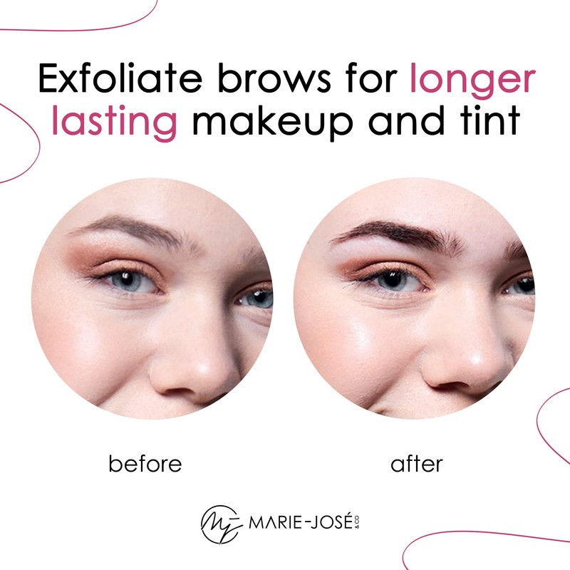 Gentle Eyebrow Scrub for Preparing Eyebrow Makeup & Eyebrow Colouring