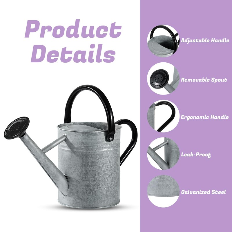1 Gallon Watering Can for Plants, Watering Cans for Indoor&Outdoor