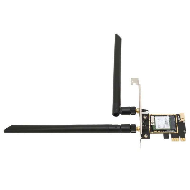 PCIe Network Card 1800Mbps BT5.2 2.4G/5Ghz Dual Antenna MU MIMO