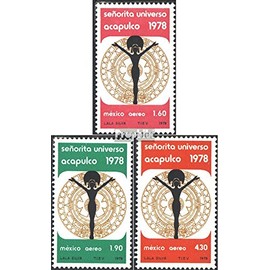 Prophila Collection Mexico 1593-1595 (Complete Edition) Mint NH 1978 Choice of Miss Universe (Stamps for Collectors)