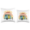 I Hate Pulling Out Funny Camper Van Throw Pillow