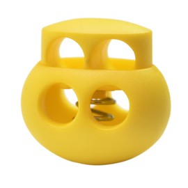 10 Pack Bungee Spring Cord Lock Fastener, Plastic Toggle Slider Stopper Paracord for DIY Crafting Elastic DrawString Bag Clasp, Shoe Lace, Glove, Flashlight Rope Lock Clip Double Hole Adjuster