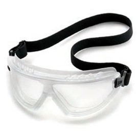 Gateway Safety 45080 Wheelz Stylish and Comfortable Safety Goggle, Clear Lens, Clear Frame Universal 1