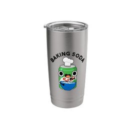 Baking Soda Funny Food Pun Stainless Steel Insulated Tumbler
