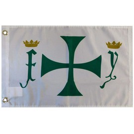 Trade Winds Christopher Columbus Premium 100D Woven Poly Nylon 12x18 12"x18" Flag Grommets Premium Fade Resistant