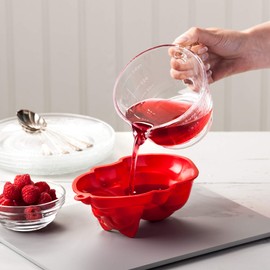 Kilo L32R Cat Jelly Mould-Red, Plastic