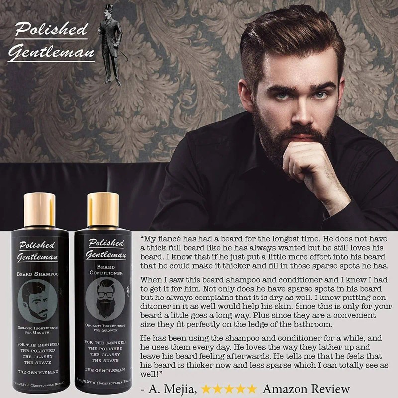 Gentleman Pulido Crecimiento De La Barba Y El Engrosamiento