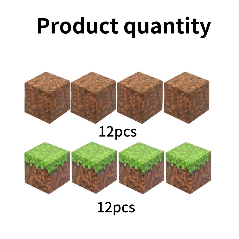 24 Pcs Pixel Paper Boxes, Video Game Party Decorations Supplies,