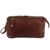 Rowallan of Scotland Mens Large Leather Wash Toiletries Bag -