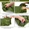 ACTIVE FOREVER Inflatable Camping Mat, Ultralight Sleeping Mat with Pillow