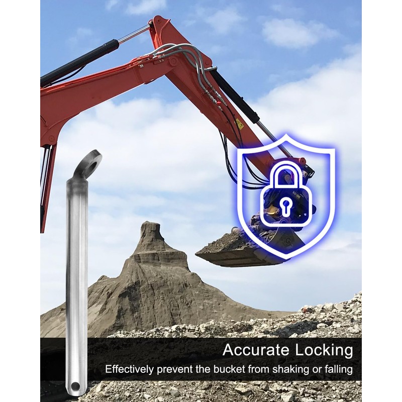 HUQUZN Quick Attach Bucket Locking Pin Fit for Kubota KX040