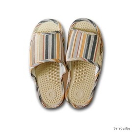 Taegeuk acupressure painting T2/indoor shoes/living room shoes/slippers/bathroom shoes 4ea