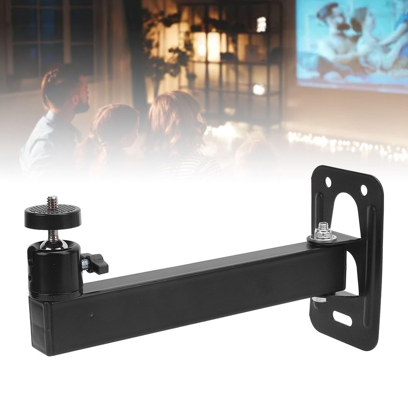 Universal 1/4in Connector Projector Wall Hanger, 360° Rotation, High Strength