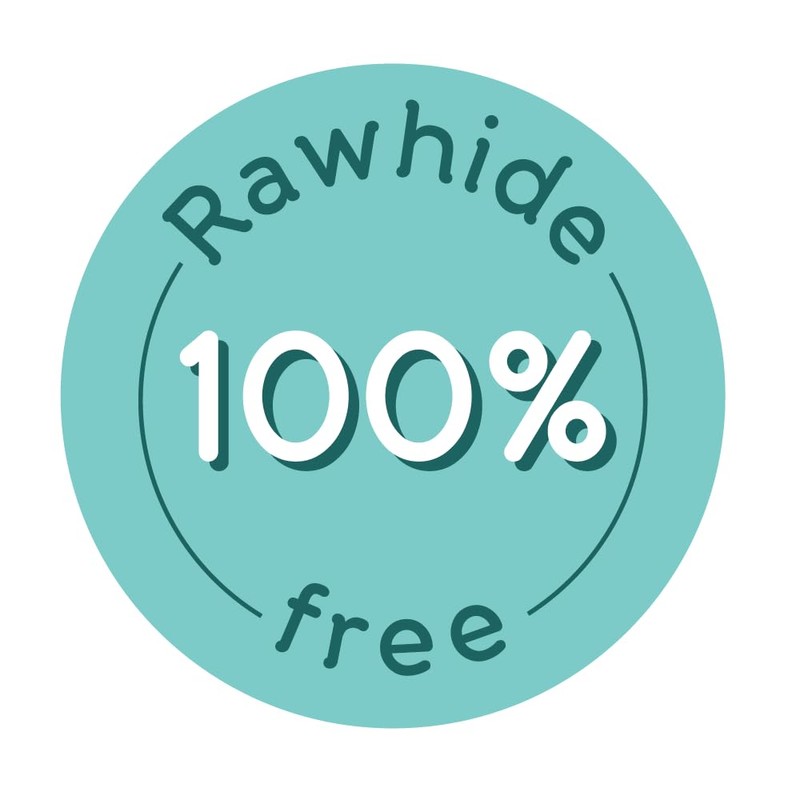 Gnawturals Hideless Chews Ribbed Bones| for Medium Dogs (5 Bones,