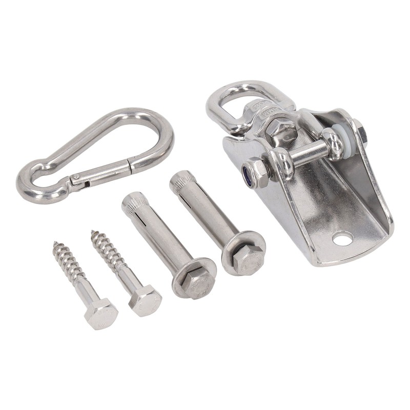 Swing Hanger 360 Degree Rotate Suspension Carabiner Hook Hardware Kit