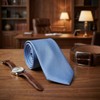 Shlax & Wing Solid Men's Long Business Necktie for Gentlemen